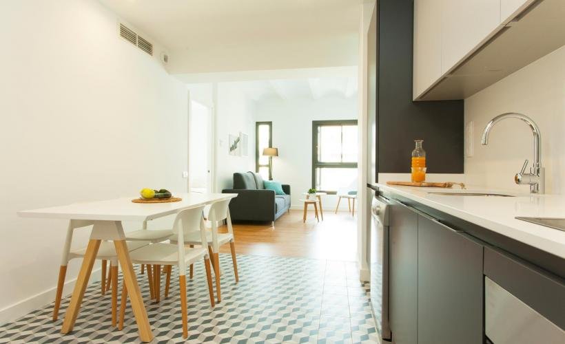 apartamentos de day apartment para alquiler para empresas en Barcelona Eixample