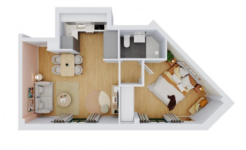 apartamentos de day apartment para alquiler para empresas en Barcelona Eixample