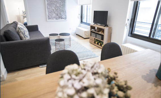 apartamentos de day apartment para alquiler para empresas en Madrid Chamberí