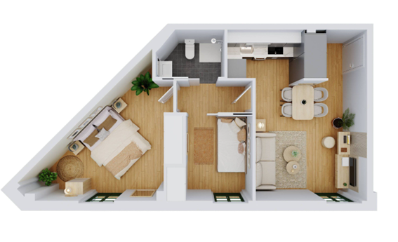 apartamentos de day apartment para alquiler para empresas en Barcelona Gracia