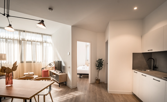 apartamentos de day apartment para alquiler para empresas en Barcelona Eixample