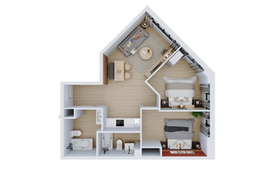 apartamentos de day apartment para alquiler para empresas en Barcelona Eixample