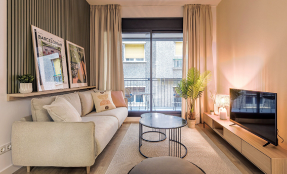 apartamentos de day apartment para alquiler para empresas en Barcelona Gracia