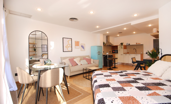 apartamentos de day apartment para alquiler para empresas en Barcelona Eixample