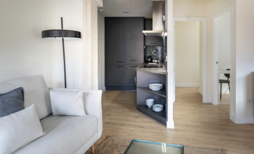 apartamentos de day apartment para alquiler para empresas en Madrid Plaza Castilla
